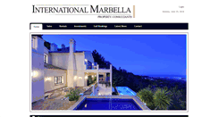 Desktop Screenshot of internationalmarbella.com